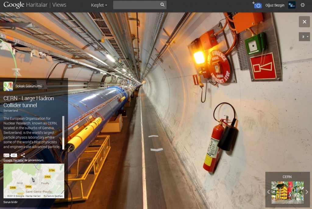 LHC içi 360 -gerçek bilim